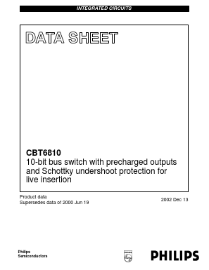 CBT6810DK Datasheet PDF Philips Electronics