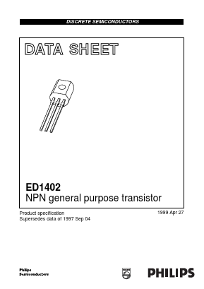 ED1402D Datasheet PDF Philips Electronics