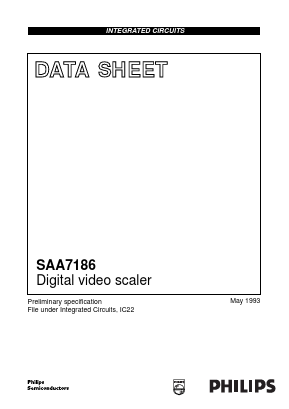 SAA7186 Datasheet PDF Philips Electronics