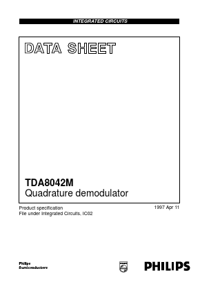 TDA8042M Datasheet PDF Philips Electronics