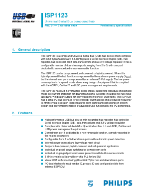 ISP1123D Datasheet PDF Philips Electronics