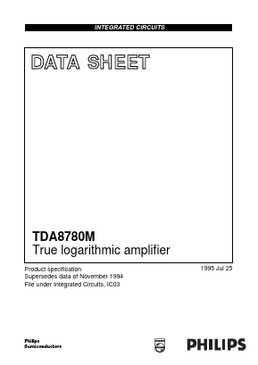 TDA8780M Datasheet PDF Philips Electronics