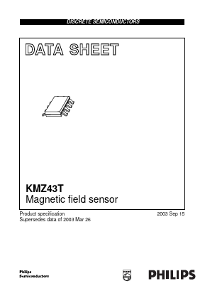 KMZ43T Datasheet PDF Philips Electronics