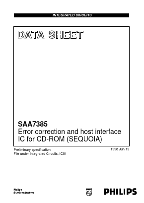 SAA7385 Datasheet PDF Philips Electronics