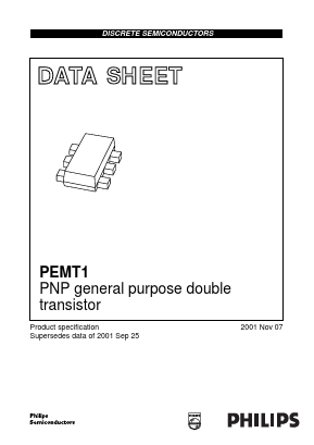 PEMT1 Datasheet PDF Philips Electronics