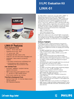 LINK-51 Datasheet PDF Philips Electronics