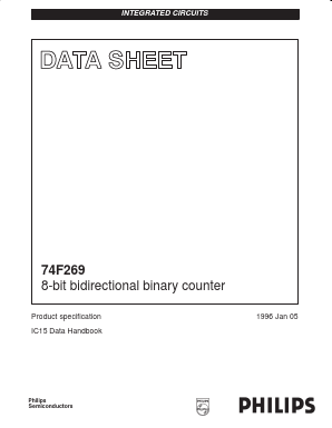 N74F269DB Datasheet PDF Philips Electronics