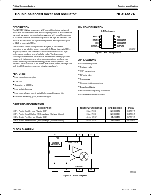 NE612 Datasheet PDF Philips Electronics