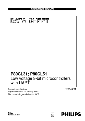 P80C51HFT Datasheet PDF Philips Electronics