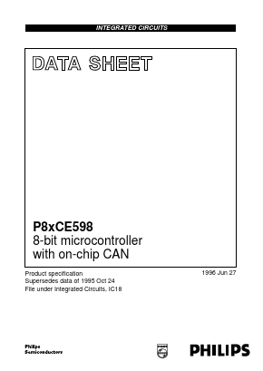 P80CE598FHB Datasheet PDF Philips Electronics