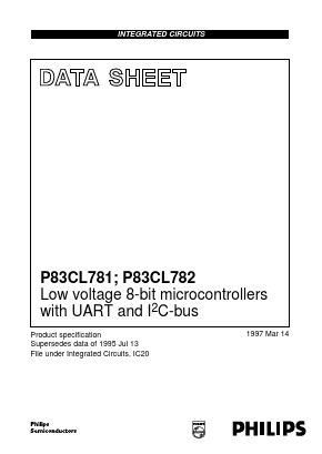 P83CL781HDH Datasheet PDF Philips Electronics
