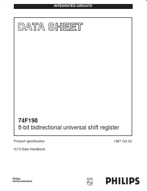 74F198 Datasheet PDF Philips Electronics