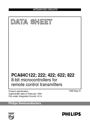 PCA84C822BP Datasheet PDF Philips Electronics