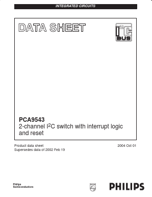 PCA9543 Datasheet PDF Philips Electronics