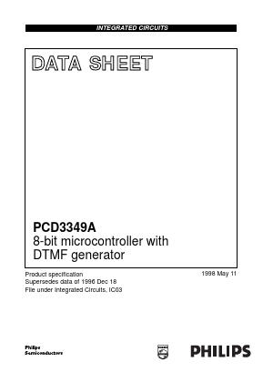 PCD3349AP Datasheet PDF Philips Electronics