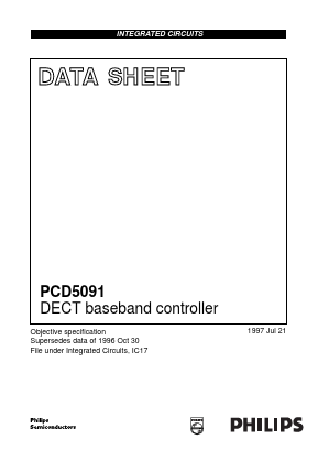 PCD5091HZ/C94/4 Datasheet PDF Philips Electronics
