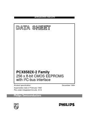 PCF8582E-2T Datasheet PDF Philips Electronics