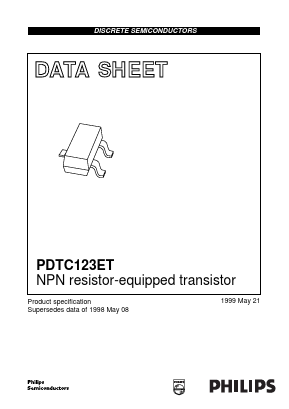 PDTC123 Datasheet PDF Philips Electronics