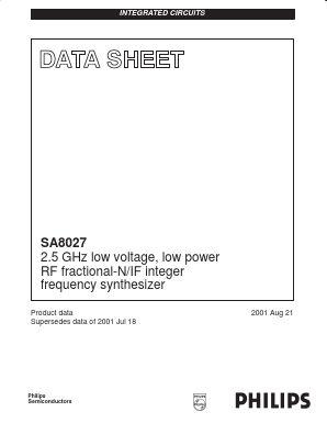 SA8027 Datasheet PDF Philips Electronics