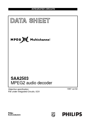 SAA2503HT Datasheet PDF Philips Electronics