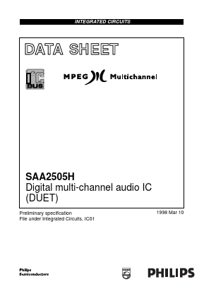 SAA2505 Datasheet PDF Philips Electronics