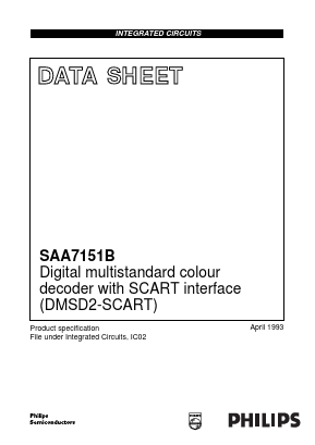 SAA7151 Datasheet PDF Philips Electronics