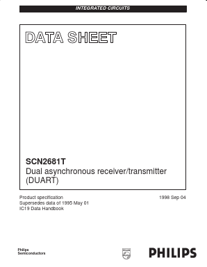 SCN2681T Datasheet PDF Philips Electronics