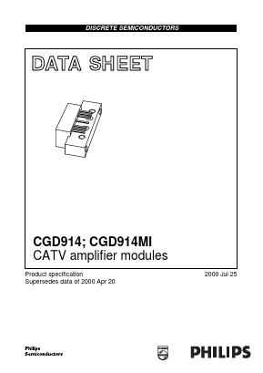 CGD914MI Datasheet PDF Philips Electronics