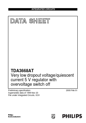 TDA3668AT Datasheet PDF Philips Electronics