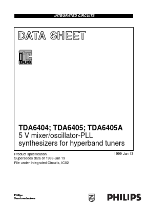 TDA6404 Datasheet PDF Philips Electronics