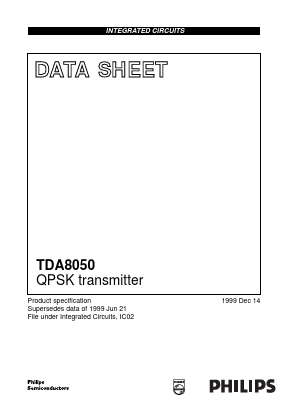 TDA8050T Datasheet PDF Philips Electronics