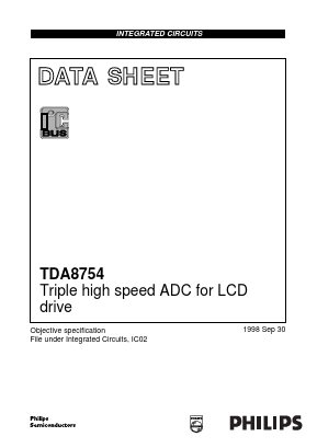 TDA8754H Datasheet PDF Philips Electronics