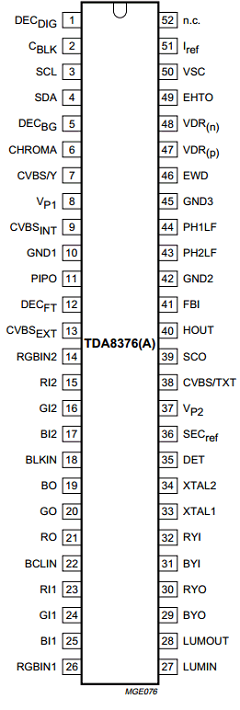 TDA8376A/N2 Datasheet PDF Philips Electronics