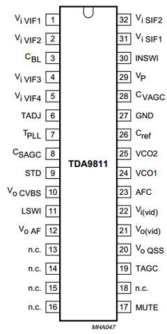 TDA9811 Datasheet PDF Philips Electronics