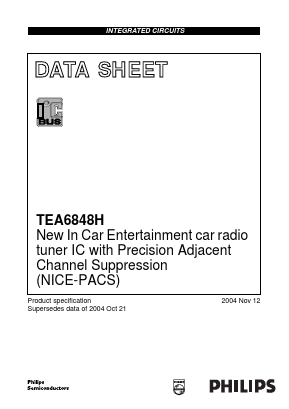 TEA6848H Datasheet PDF Philips Electronics