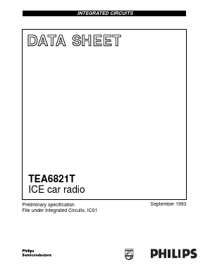 TEA6821T Datasheet PDF Philips Electronics