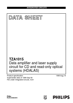 TZA1015T Datasheet PDF Philips Electronics