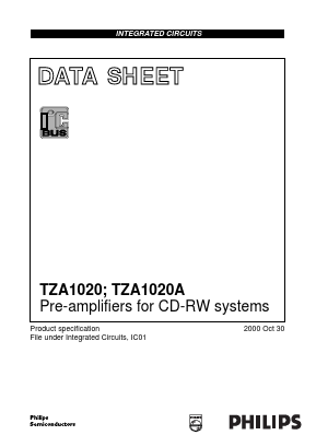 TZA1020A Datasheet PDF Philips Electronics