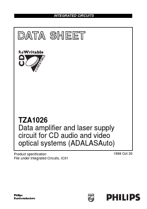 TZA1026T/V2 Datasheet PDF Philips Electronics