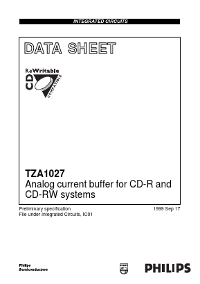 TZA1027HL/V2 Datasheet PDF Philips Electronics