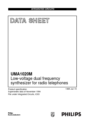 UMA1020 Datasheet PDF Philips Electronics