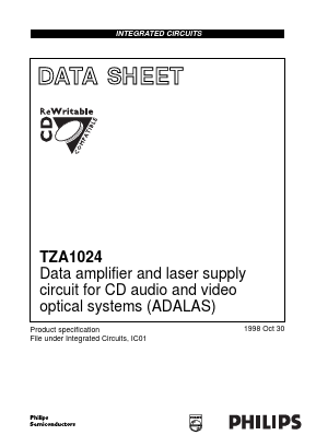 TZA1024T/N1 Datasheet PDF Philips Electronics