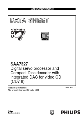 SAA7327 Datasheet PDF Philips Electronics