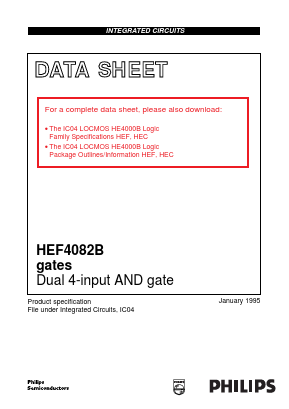 HEC4082BP Datasheet PDF Philips Electronics