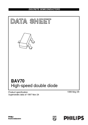 BAV70 Datasheet PDF Philips Electronics