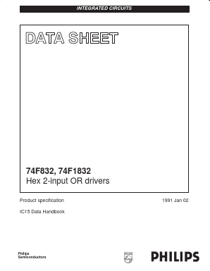 74F1832 Datasheet PDF Philips Electronics