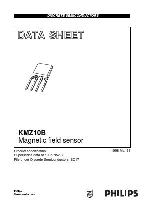 KMZ10B Datasheet PDF Philips Electronics