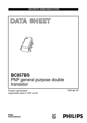 BC857BS Datasheet PDF Philips Electronics