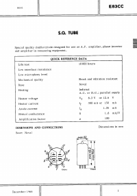 E83CC Datasheet PDF Philips Electronics