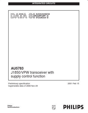 AU5783D Datasheet PDF Philips Electronics